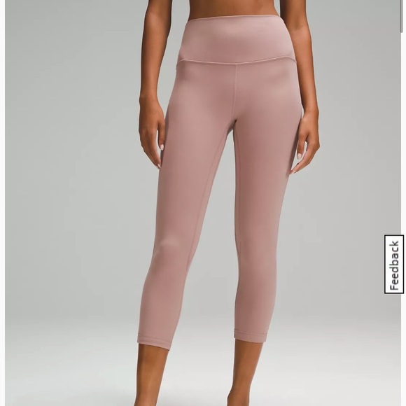 ⭐️Lululemon Align HR Crop 23” Twilight Rose⭐️ - Picture 2 of 11